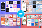 Unique Instagram Template BUNDLE, a Social Media Template by AndrewPixel (Thumbnail 1 of 8)
