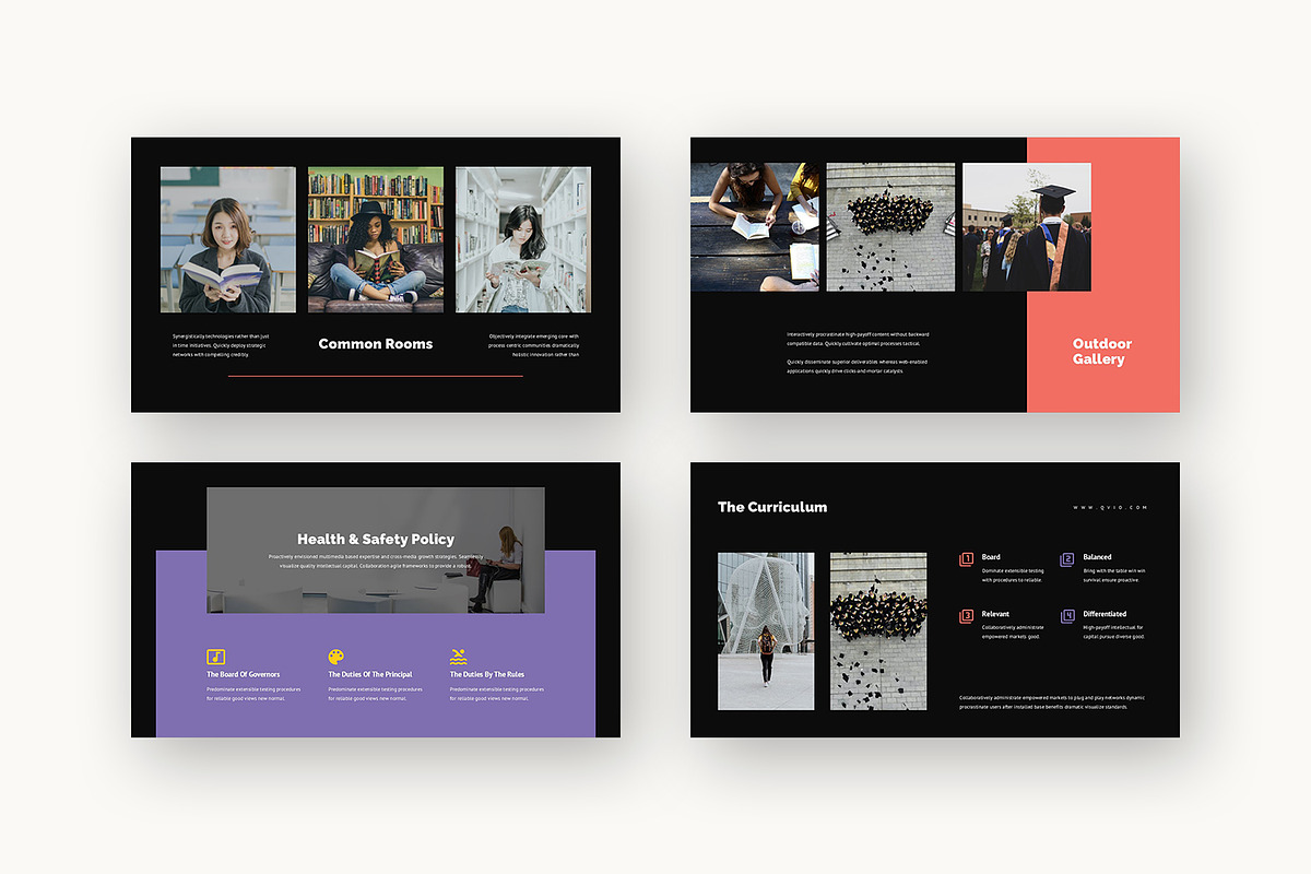 Qvio : School Promo Google Slides, a Presentation Template by Punkl Camp (Photo 14 of 16)