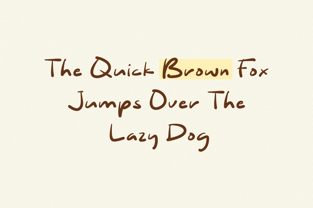 Autrey Brown Handwritten Brush Font, a Handwritten Font by Heinzel Std (Photo 7 of 11)
