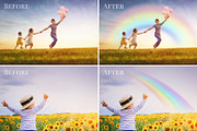HAPPY RAINBOW PHOTO OVERLAYS, a Layer Style Add-On by BrownLeopard (Thumbnail 5 of 6)