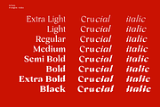 Crucial Sharp Serif Family + Italic, a Font by Jehoo Creative (Thumbnail 7 of 12)