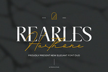 Rearles Harthone || Elegant Font Duo