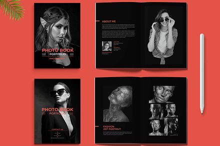 Photobook Magazine Design Layout, a Magazine Template by MightyDesign