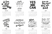 Calendar 2018 - hand drawn lettering, a Work Illustration by Lytvynenko Anna (Thumbnail 7 of 7)