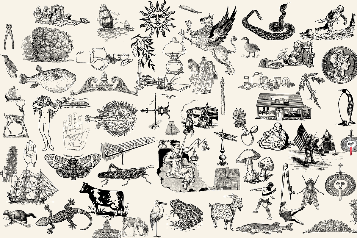 300 TATTOO DESIGNS, an Animal Illustration by Lilithcollageart (Photo 4 of 5)