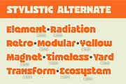 FORMEDIAL - Retro Geometric Display, a Sans Serif Font by Cruizy & Co (Thumbnail 9 of 11)
