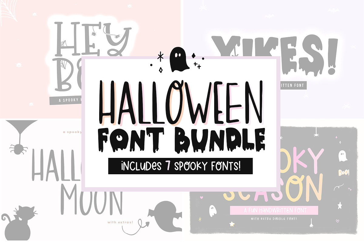 Halloween Font Bundle, a Font by KA Designs (Photo 1 of 25)