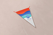 Bunting Flag Mockup, a Product Mockup by PixelVoyager (Thumbnail 6 of 7)