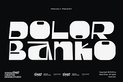 Dolor Banko, a Sans Serif Font by Ideal Eksis (Thumbnail 1 of 7)