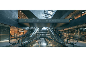Modern Luxury Shopping Mall Interior, an Architecture Photo by piter.goskov