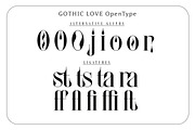 Gothic Love - Condensed Serif Font, a Serif Font by Struvictory.art (Thumbnail 9 of 11)
