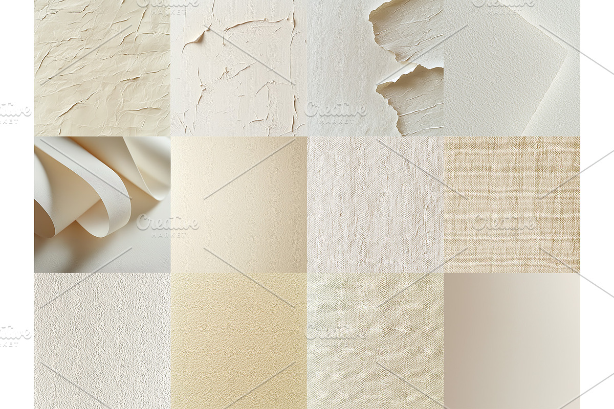 Beige Paper Textures – 45 Background, a Texture Illustration by Nadia Semyroz (Photo 5 of 7)