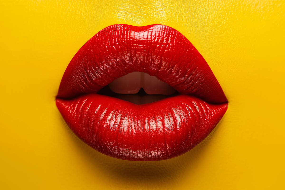 Red lips. Collection, a Beauty & Fashion Photo by Handmadefont (Photo 5 of 12)