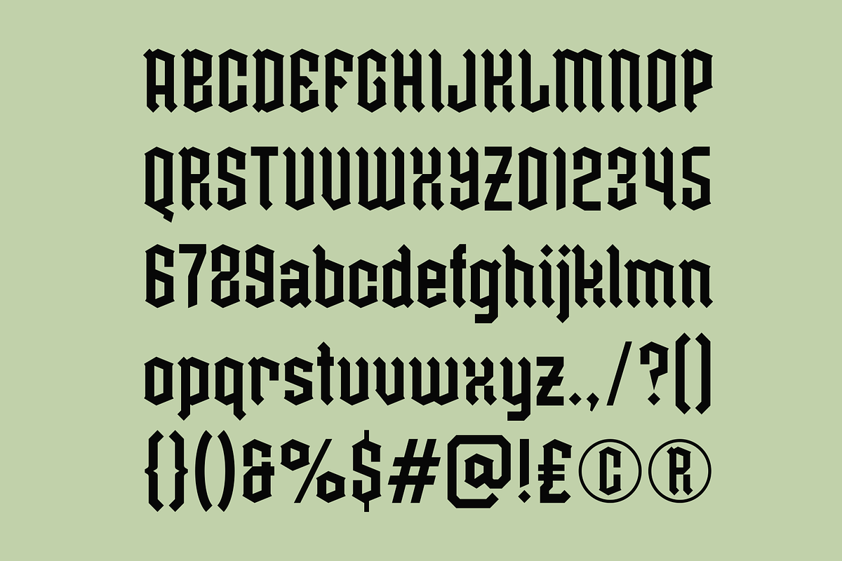 Moleta - Modern Gothic, a Blackletter Font by Marvadesign (Photo 7 of 8)