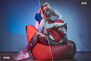 50 Cyberpunk Photoshop Actions