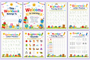 Preschool Activity Workbook | Learn, a Stationery Template by Mustafiz (Thumbnail 2 of 5)