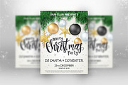 Christmas Posters with Lettering, a Flyer Template by catary art (Thumbnail 3 of 3)