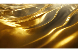 Golden abstract liquid texture with, an Abstract Photo by Igor Tichonow