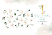 White Flowers with Greenery, an Illustration by Kim Thoa Designs (Thumbnail 8 of 9)