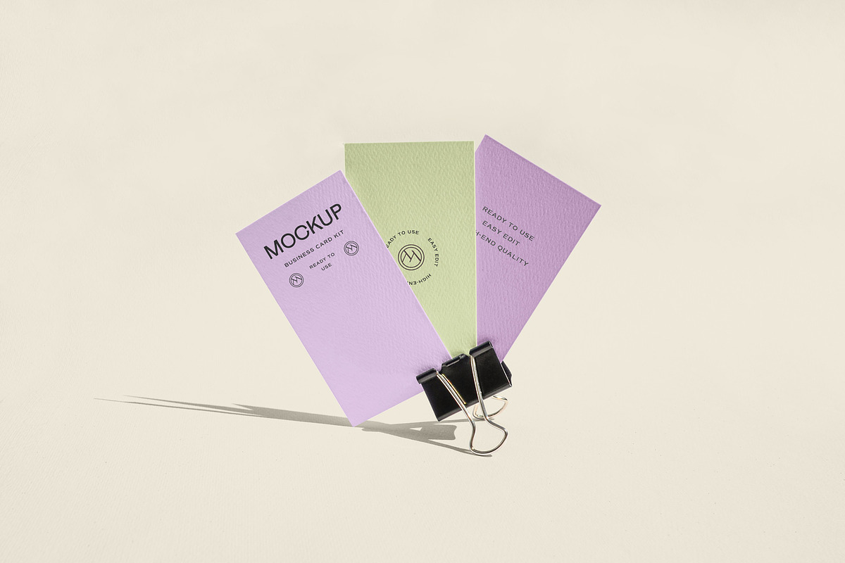 Business Cards Mockup Kit, a Product Mockup by Cuoco (Photo 6 of 14)