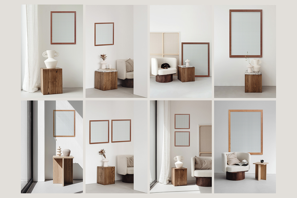 Althea- Minimal frame mockup bundle, a Print Template by Negative Space (Photo 6 of 7)
