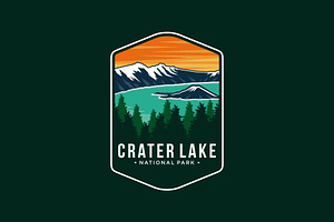 Crater Lake National Park Logo