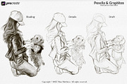 Procreate Pencils and Graphites, a Brush Add-On by Fashion Workshop Bkk (Thumbnail 7 of 12)