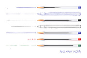 Used Ballpoint Pen Brushes, a Brush Add-On by Side Project (Thumbnail 3 of 7)