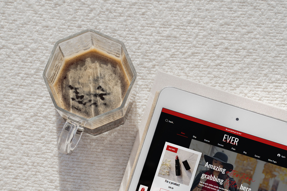EverIntense Wix Website Template, a Wix Template by Girl Boss From Home (Photo 3 of 6)