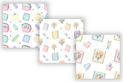 Cute Back To School Digital Paper, a Pattern Graphic by FloridPrintables (Thumbnail 5 of 10)