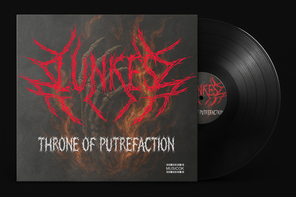 Darkon - Death Metal Font, a Blackletter Font by Sealoung (Photo 5 of 8)