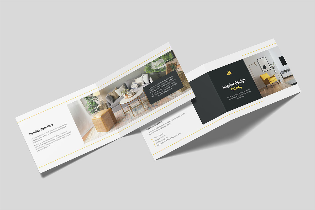A4 Landscape Catalog Brochure Mockup, an Advertising Mockup by Compositing Studio (Photo 16 of 20)