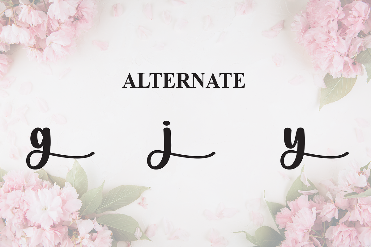 Angista | Script Font, a Script Font by Scratchones (Photo 8 of 9)
