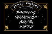 Murghen Script, a Script Font by senzana (Thumbnail 2 of 4)