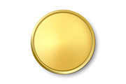 Vector Realistic Golden Coin Set., an Object Graphic by Gomolach (Thumbnail 2 of 7)