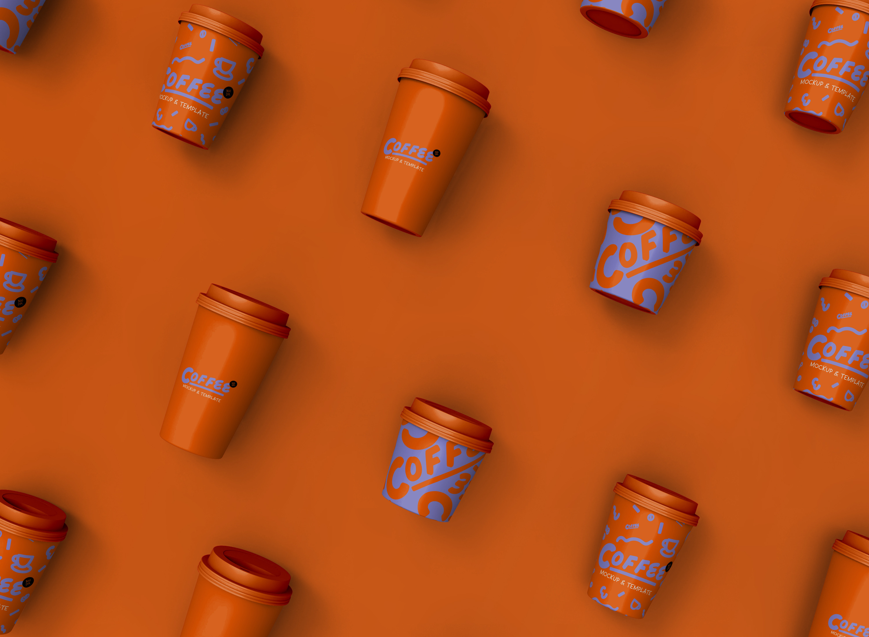 3d Small Medium Large Cups Mockup, a Cups & Container Mockup by The ...