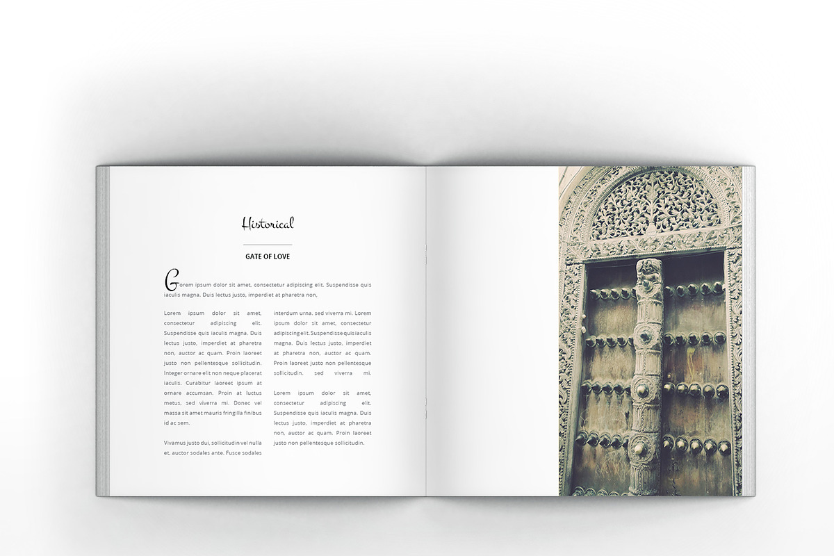 Multipurpose Square Clean Brochure, a Brochure Template by Incools Stokie (Photo 10 of 14)