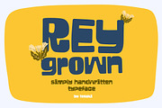 Reygrown, a Handwritten Font by rudiSasori (Thumbnail 1 of 12)
