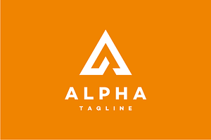 Alpha - Letter A Logo