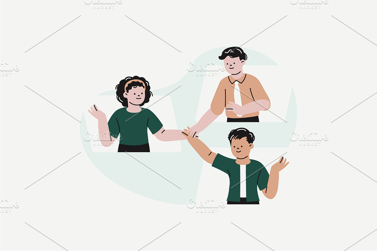 Management Conflict Illustration, an Object Graphic by Jump Studio (Photo 3 of 12)