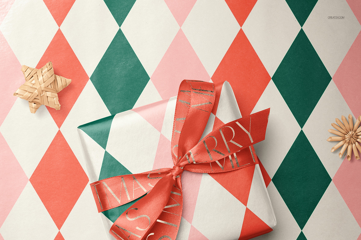 Christmas Decor & Wrapping Mockup, a Packaging Mockup by creatsy5 (Photo 7 of 35)