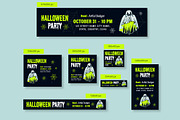 Halloween Web Banner Ads Set, a Social Media Template by MightyDesign (Thumbnail 2 of 5)