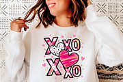 XOXO Valentine Day Heart PNG, an Illustration by SinaCreation (Thumbnail 8 of 11)