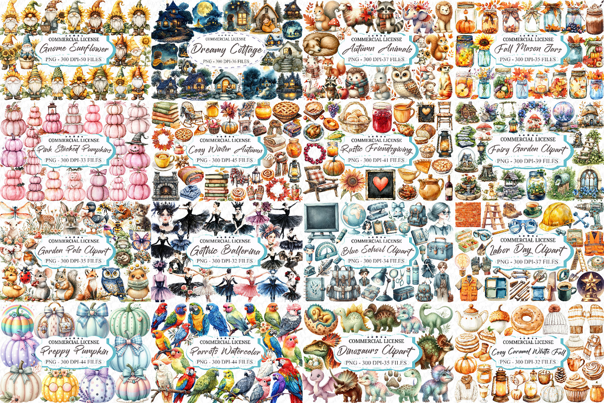 The Mega Sublimation Clipart Bundle, an Illustration by designcity5 (Photo 2 of 4)