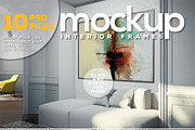 Poster Mock-up vol.9-Interior Frames, a Print Template by Northern Kraft (Thumbnail 1 of 5)
