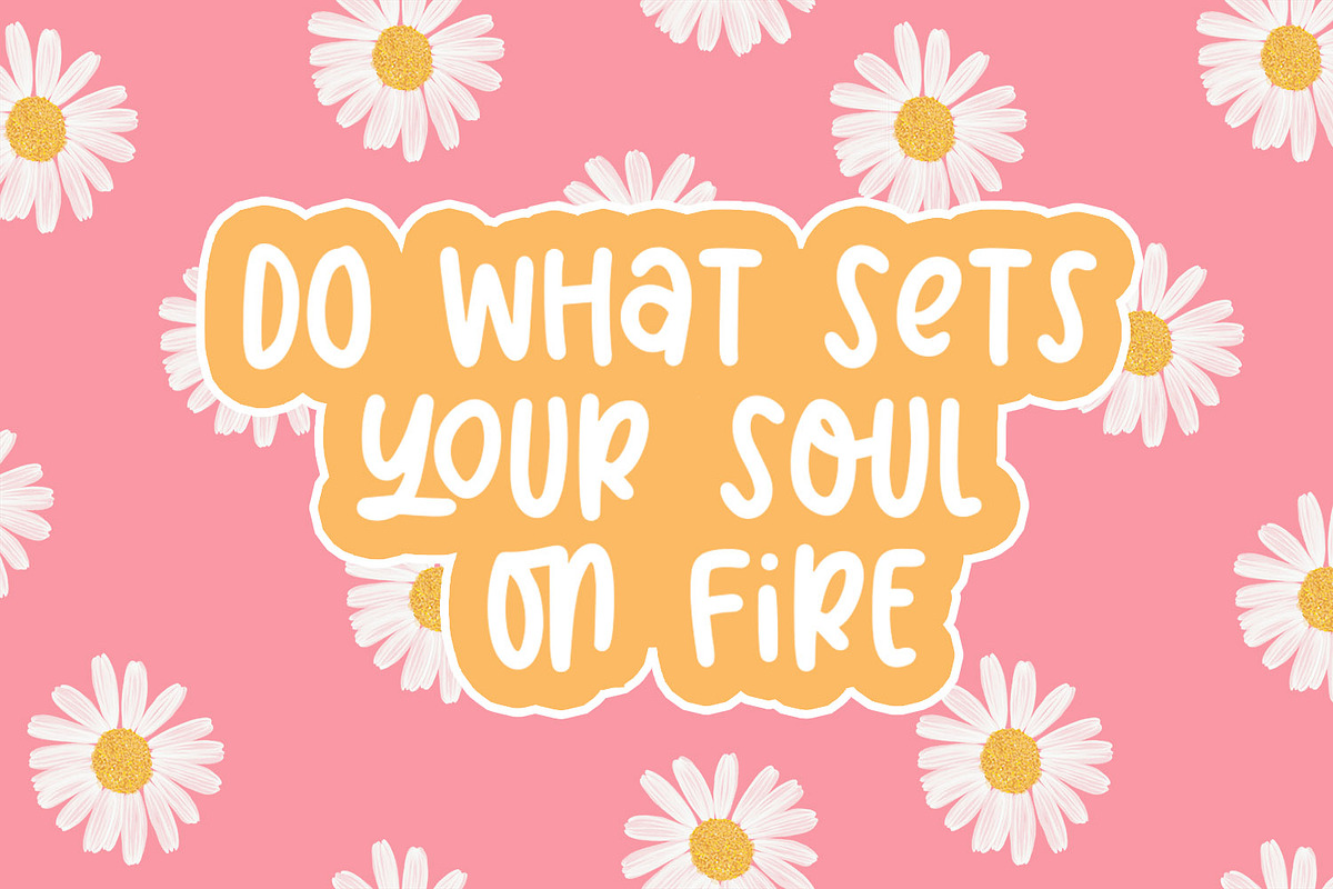 Spring Fling, Bubbly Sans Font, a Sans Serif Font by Jordyn Alison Designs (Photo 2 of 11)