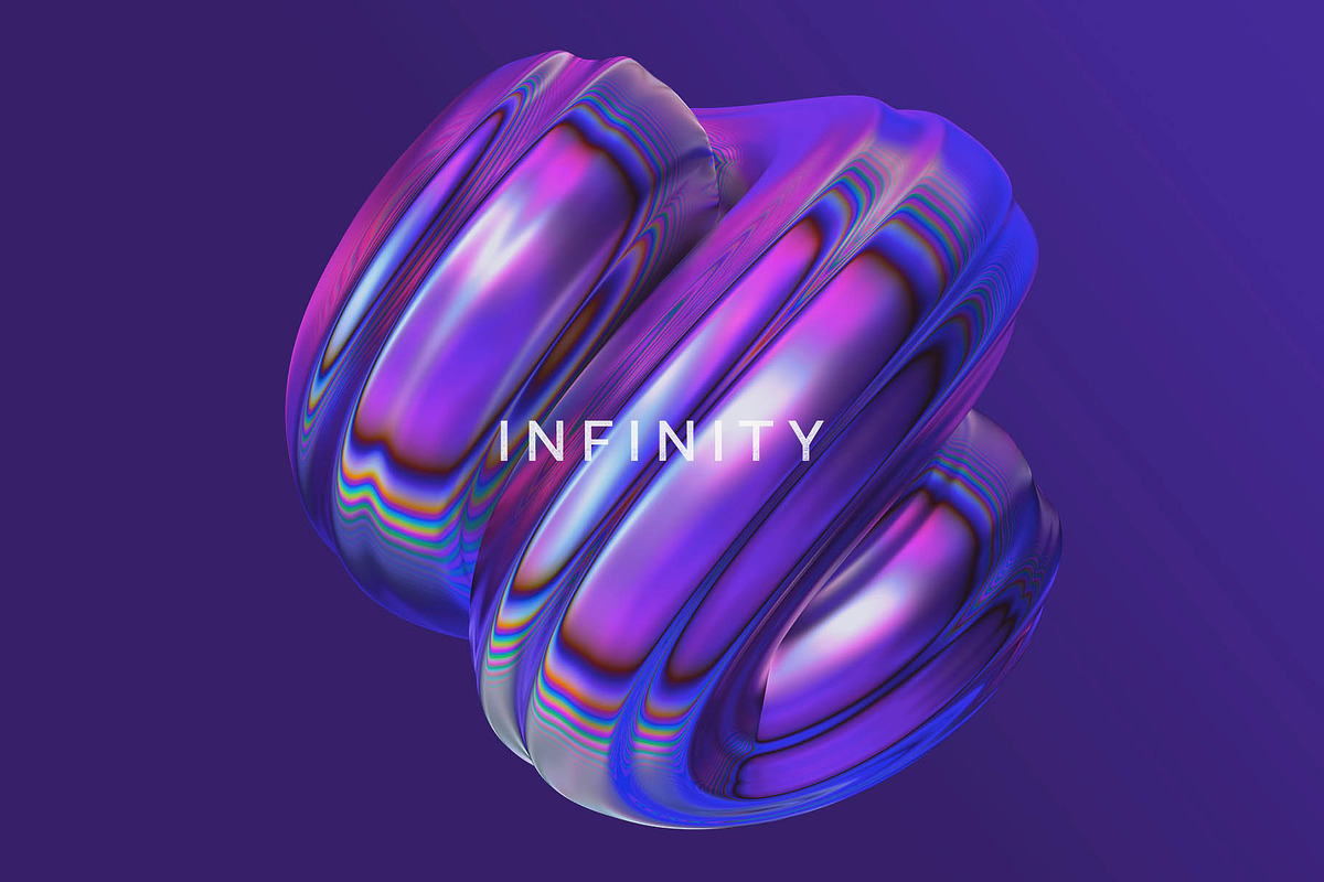 Infinity: 3D Chromatic Shapes, an Object Graphic by RuleByArt (Photo 20 of 24)