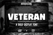 Veteran, a Font by RADesigns21 (Thumbnail 1 of 6)