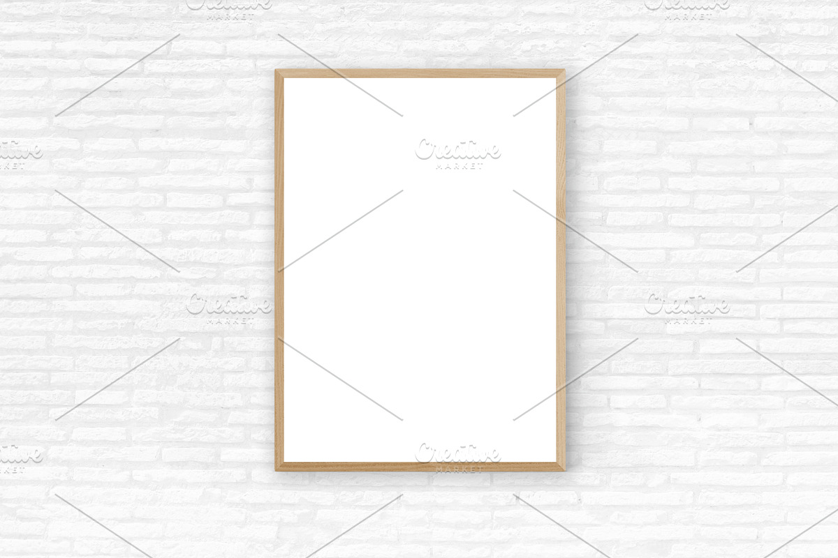 poster frame mockup A2 / 50x70cm, a Print Template by PinkJellyfish (Photo 6 of 9)