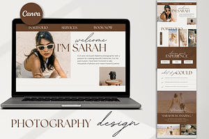 Photographer Canva Website